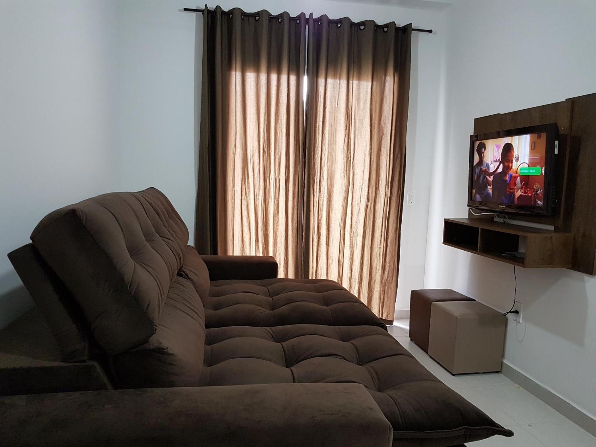 Apartamento Praia Grande Ubatuba Com Churrasqueira Privativa Стая снимка